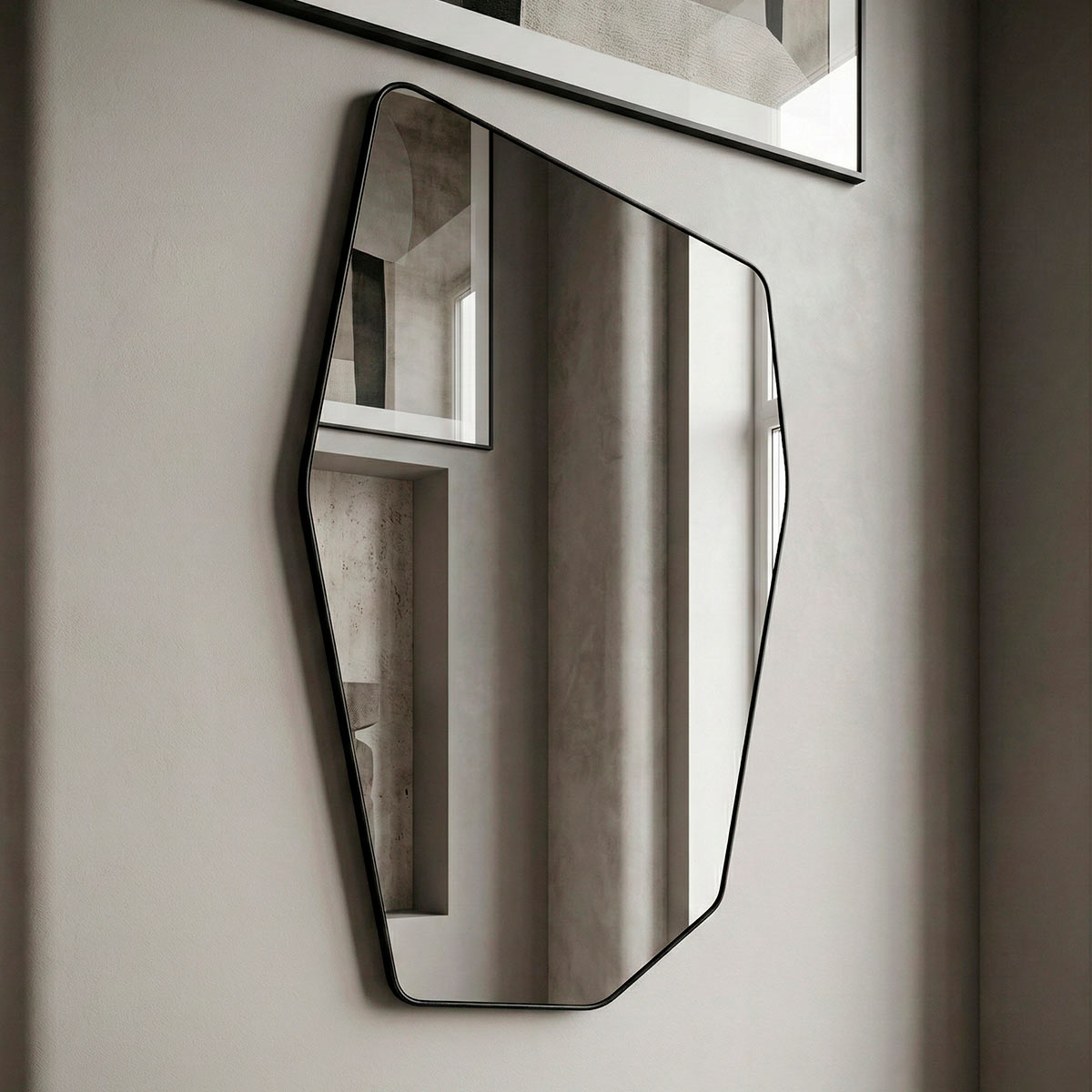 Espelho Decorativo Orgânico Moai - 44x64cm a 110x60cm
