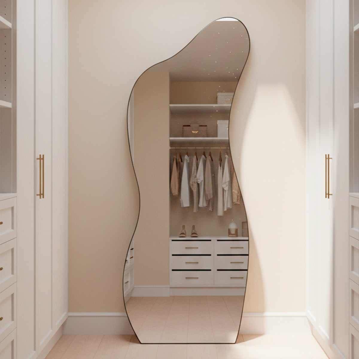 Espelho Decorativo Grande Orgânico - Curves - Corpo Inteiro - 70x1,70m