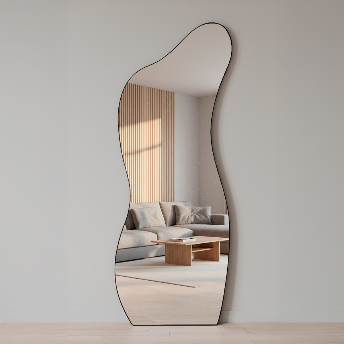 Espelho Decorativo Grande Orgânico - Curves - Corpo Inteiro - 70x1,70m