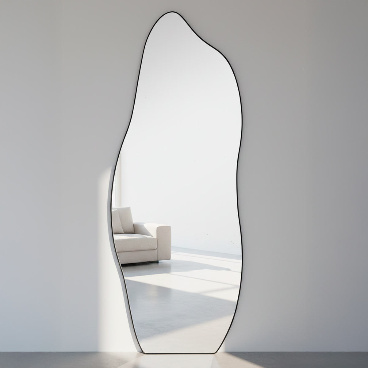 Espelho Flame 150x50cm com Suporte de Parede