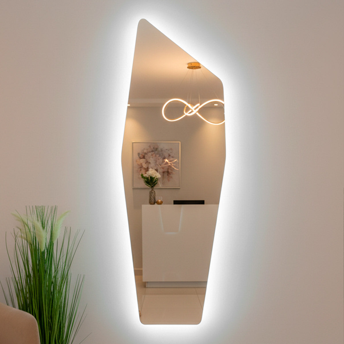 Espelho de Led Mod. Moai - 150x50cm