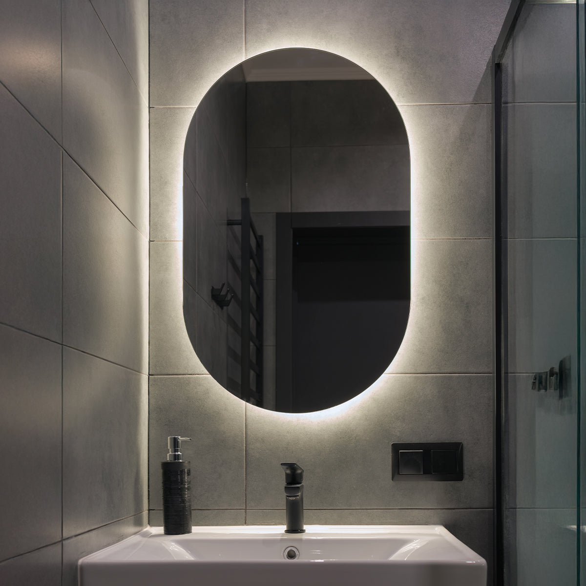 Espelho de Led Mod. Pilula - 55x75cm