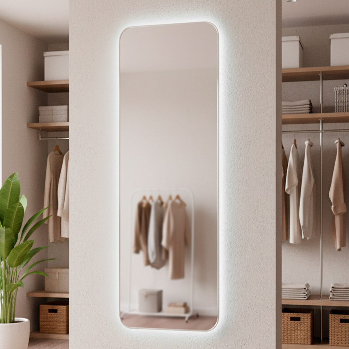 Espelho de Led Mod. Retângular - 150x50cm