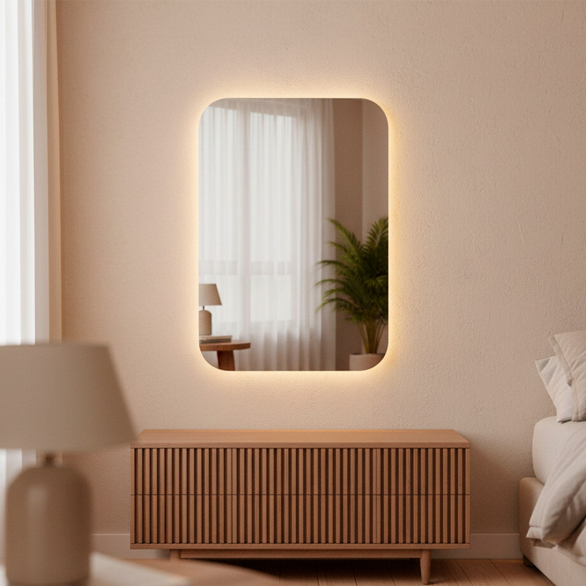 Espelho de Led Mod. Retângular - 55x75cm