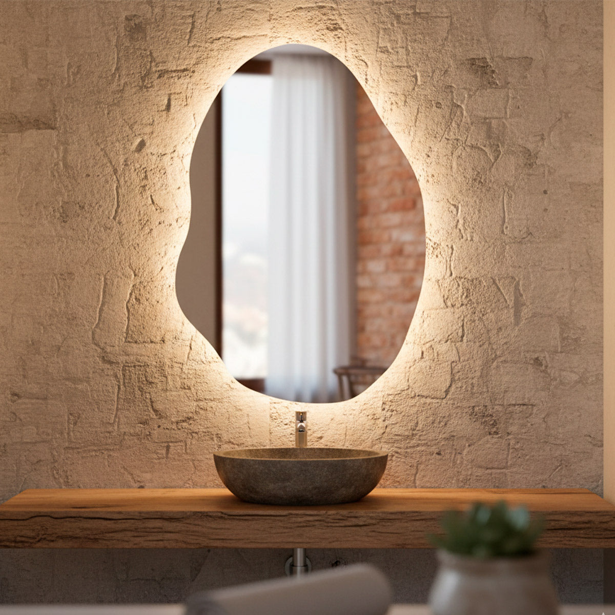 Espelho de Led Mod. Rubi - 55x75cm