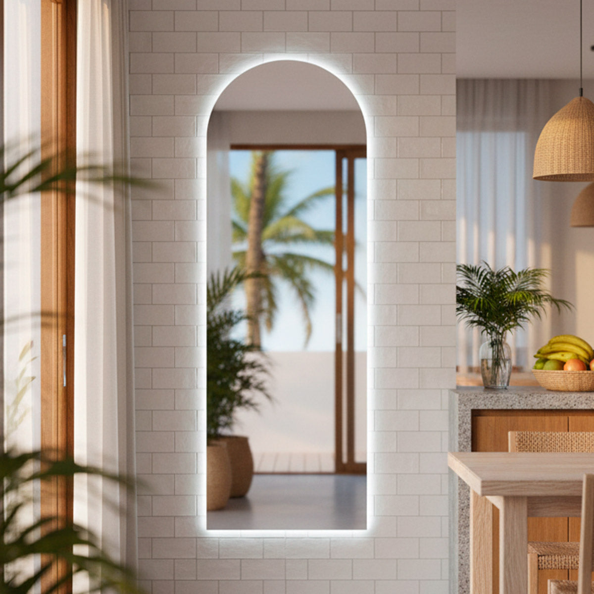 Espelho de Led Mod. Vitral - 150x50cm